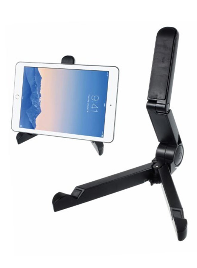 حامل مزود بمسند يمكن طيه لأجهزة آيباد برو 12.9/آيباد/ آيباد أير 2 / آيباد ميني 4 / سامسونج جالاكسي تاب S2 8.0 أسود - Image 5