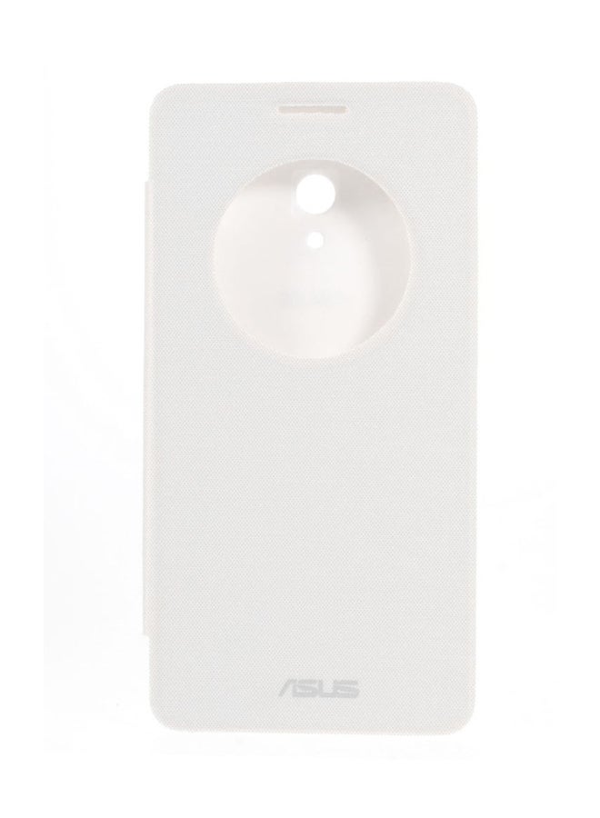 Plastic Flip Case Cover For Asus Zenfone 6 white - Image 3