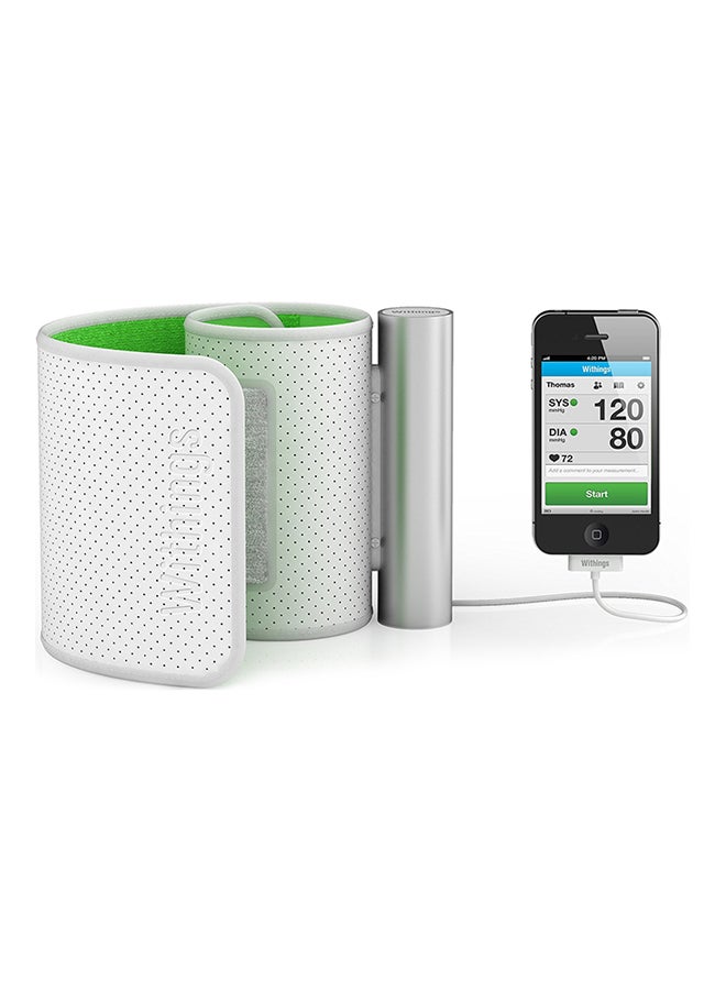 ويذينجز جهاز مراقبة ضغط الدم لاسلكي يعمل بتقنية البلوتوث فضي / أخضر - Image 3
