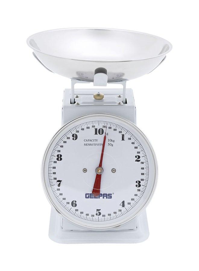 GEEPAS - Spring Kitchen Scale GBS4186 White - Image 1