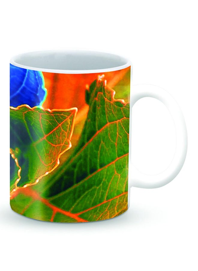 Stylizedd Premium Bloomin Autumn Leaves Designer Mug Multicolour - Image 2