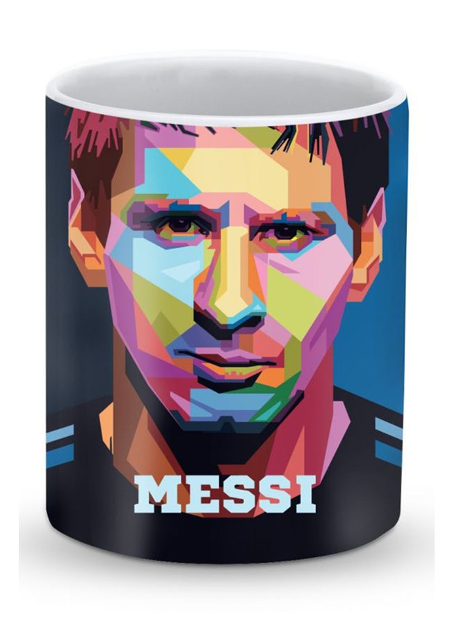 Stylizedd Premium Poly Messi Designer Mug Multicolour 325ml  - Image 1