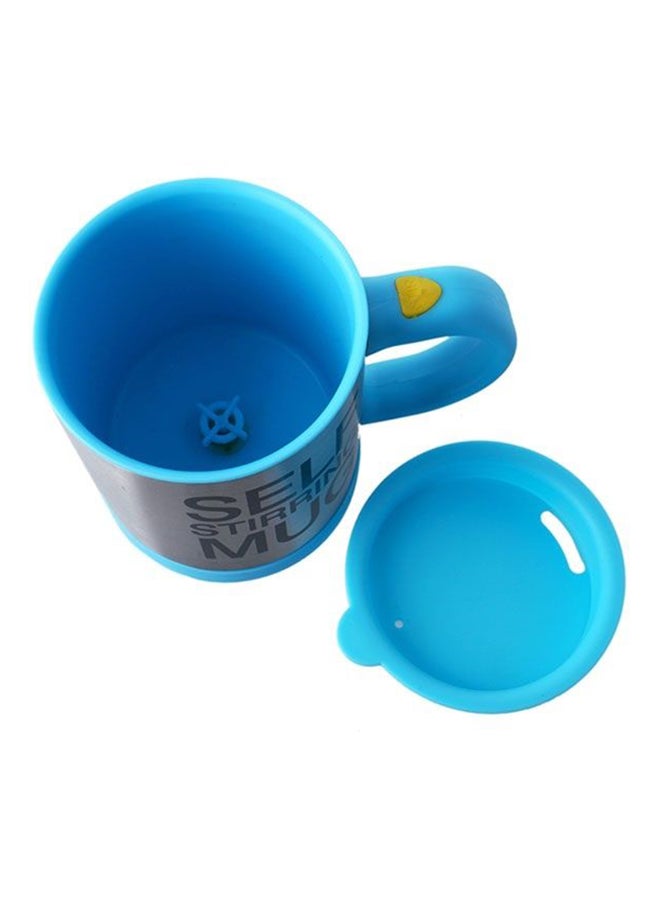 Self Stirring Mug Blue/Silver - Image 2