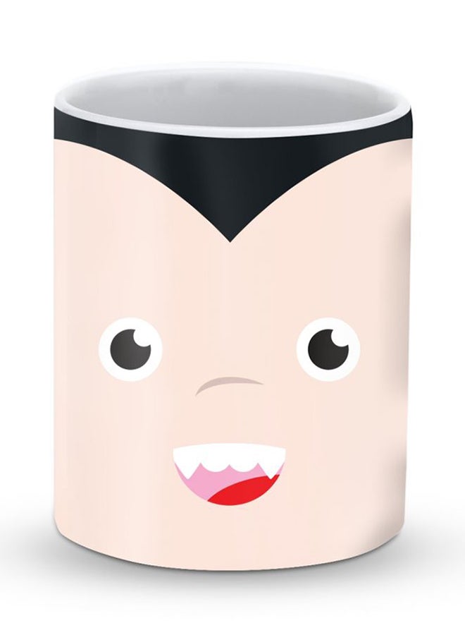 Stylizedd Premium Cute Dracula Designer Mug Pink/Black - Image 1