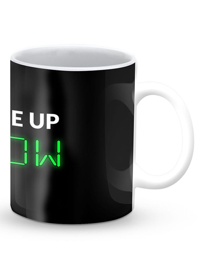 ستايلايزد قدح قهوة فاخر بتصميم إنهض! أسود/ أبيض/ أخضر - Image 2