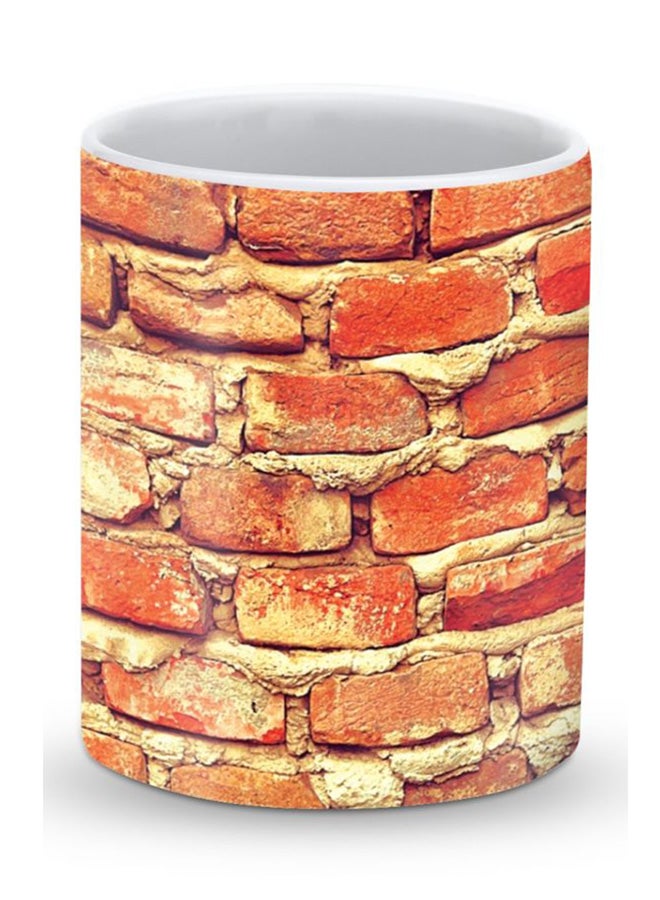 Stylizedd Premium Old Hut Designer Mug Brown - Image 1