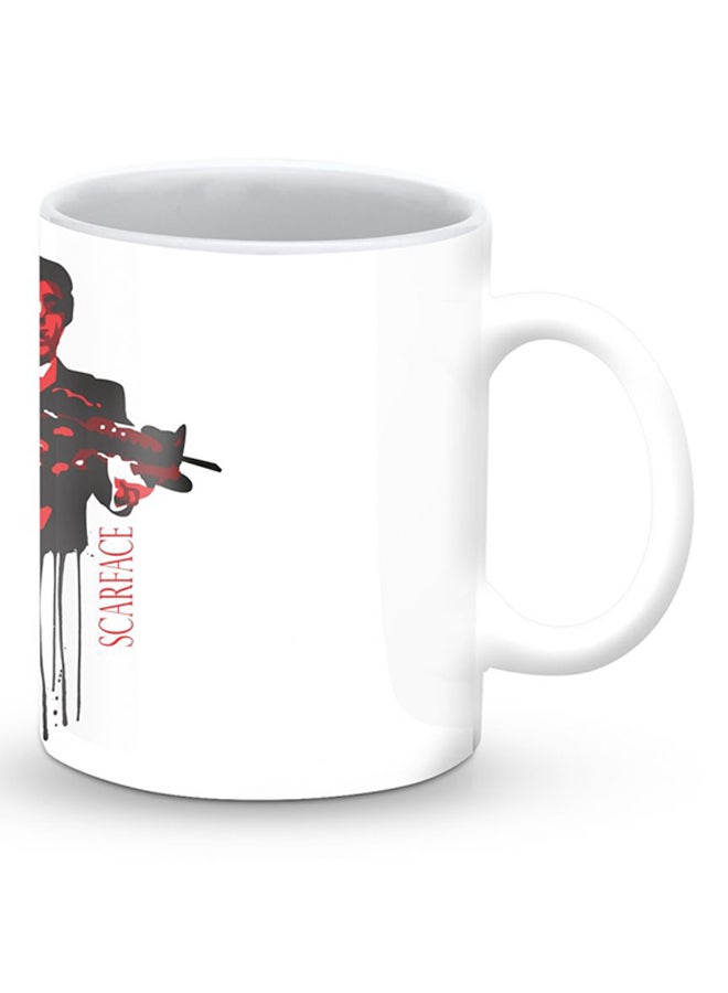 Stylizedd Premium Scarface Designer Mug White/Red/Black 325ml  - Image 2