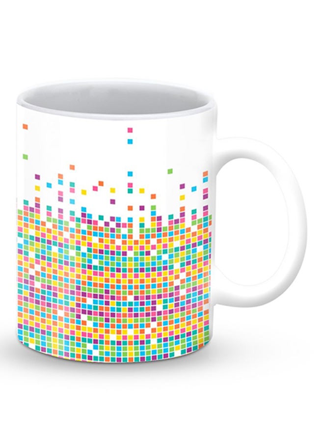 Stylizedd Premium Falling Tiles Designer Mug Multicolour - Image 2