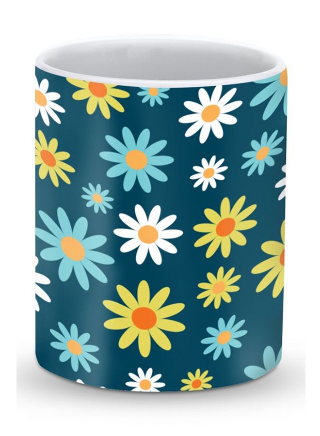 Stylizedd Premium Pick A Daisy Designer Mug Multicolour - Image 1