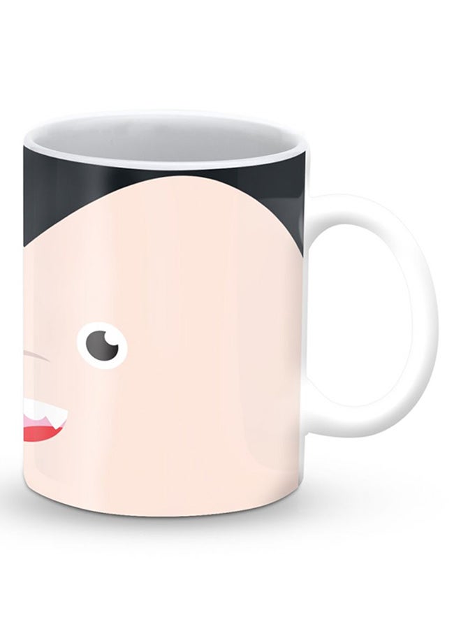 Stylizedd Premium Cute Dracula Designer Mug Pink/Black - Image 2