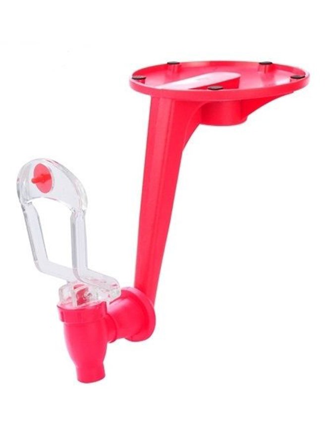 موزع الصودا الفوارة أحمر