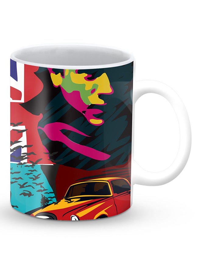 Stylizedd Premium Retro Spy Designer Mug Multicolour - Image 2