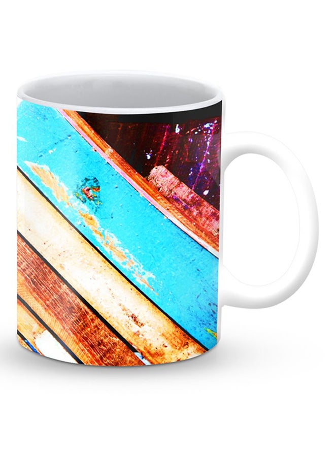 ستايلايزد قدح قهوة فاخر بتصميم عمود خشبي متعدد الألوان - Image 2