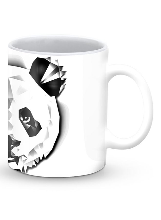 Stylizedd Premium Poly Panda Designer Mug Black/White - Image 2
