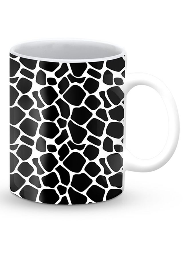 Stylizedd Premium Cow Skin Designer Mug Black/White 325ml - Image 2