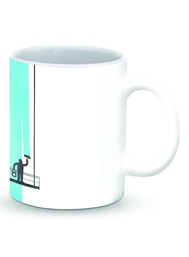 Stylizedd Premium Paint Hanger Designer Mug Blue/White/Black - Image 2