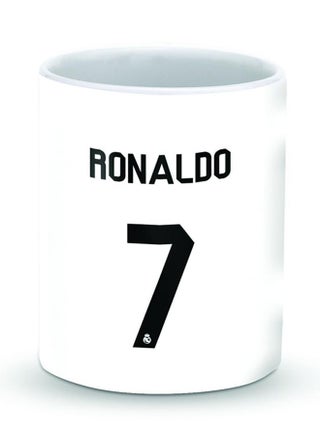 Premium Ronaldo Real Jersey Designer Mug Black/White 325ml - v1511958286/N12793751A_1