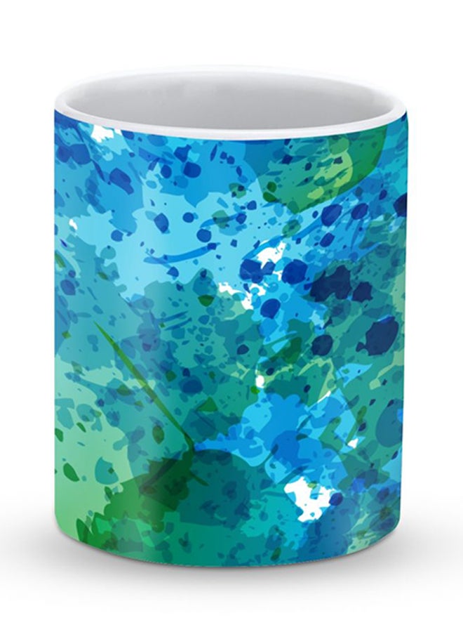 Stylizedd Premium Underwater Burst Designer Mug Blue/Green - Image 1