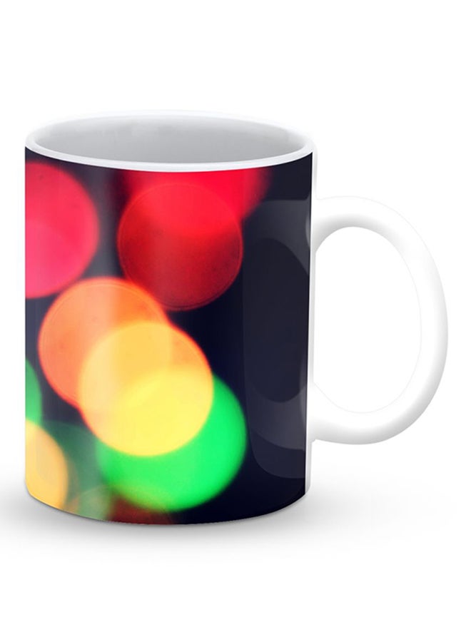 Stylizedd Premium City Lights Designer Mug Yellow/Red/Black - Image 2