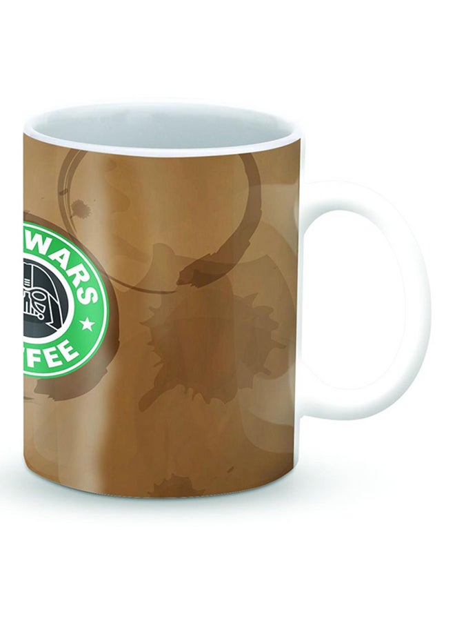 Stylizedd Premium Starwars Coffee Designer Mug Beige/Green  - Image 2