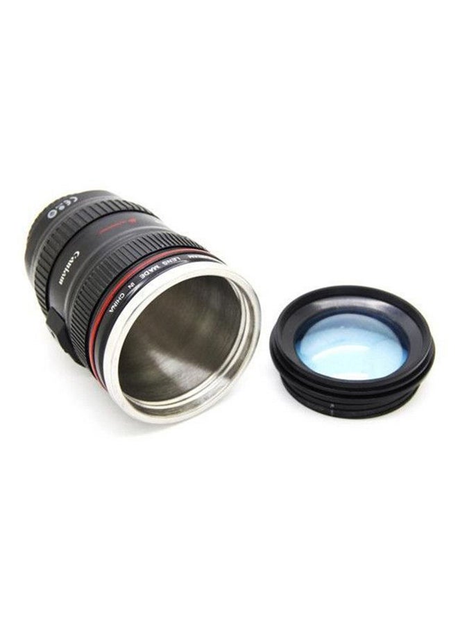 Caniam - Camera Lens Shaped Coffee Mug Black - Image 1