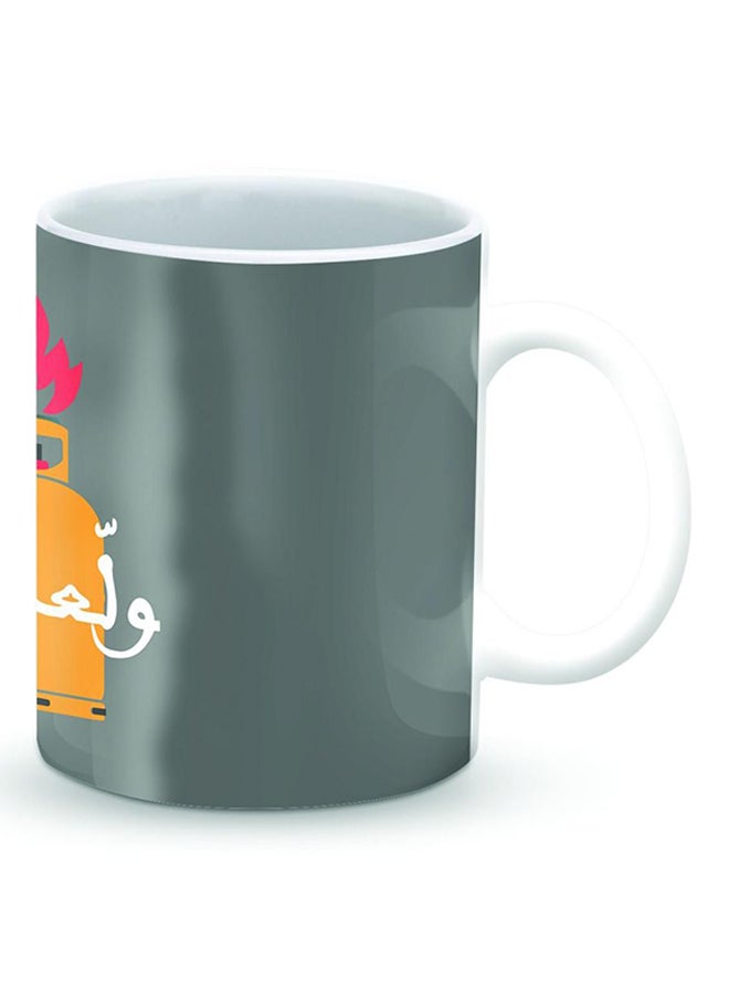 Stylizedd Premium Getting Hotter Designer Mug Black/Orange/Red - Image 2