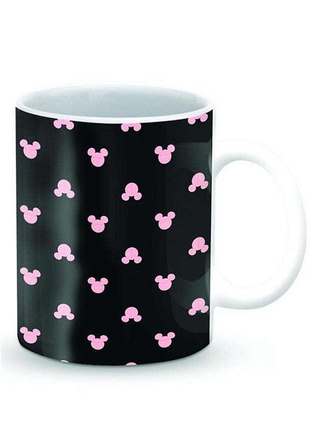 Stylizedd Premium Mickey Print Designer Mug Black/Pink - Image 2