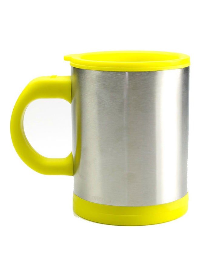 Self Stirring Mug Yellow - Image 3