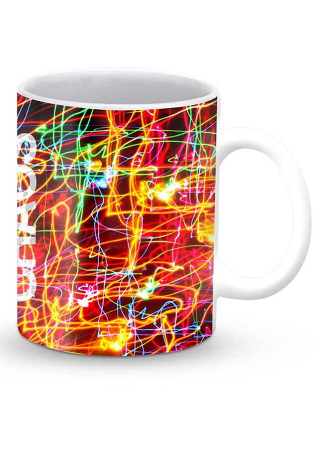 Stylizedd Premium Chaos Designer Mug Red/White/Green - Image 2