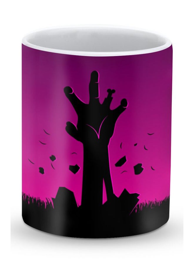 Stylizedd Premium Reach Designer Mug Purple/Black - Image 1