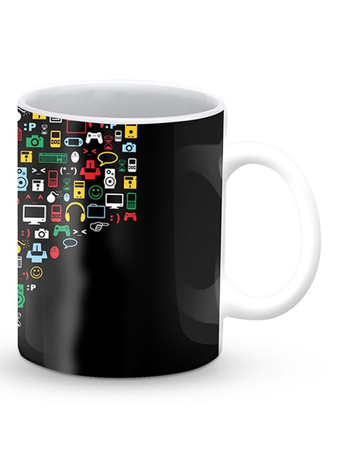 Stylizedd Premium Convergence Designer Mug Black - Image 2