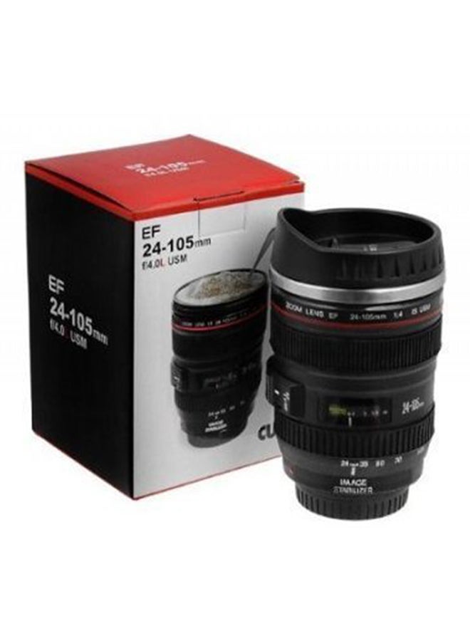 Camera Lens Shaped Mug Black 105mm