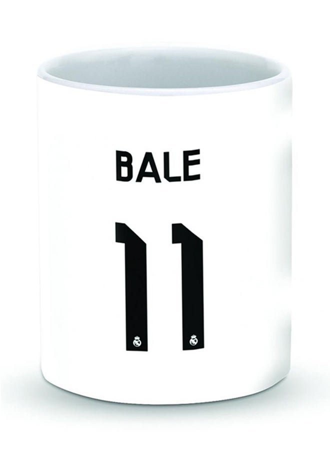 Stylizedd Premium Bale Real Jersey Designer Mug White/Black  - Image 1