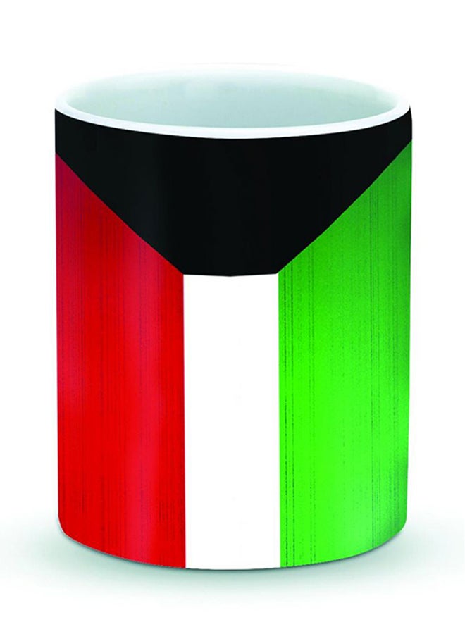 Stylizedd Premium Flag Of Kuwait Designer Mug Multicolour - Image 1