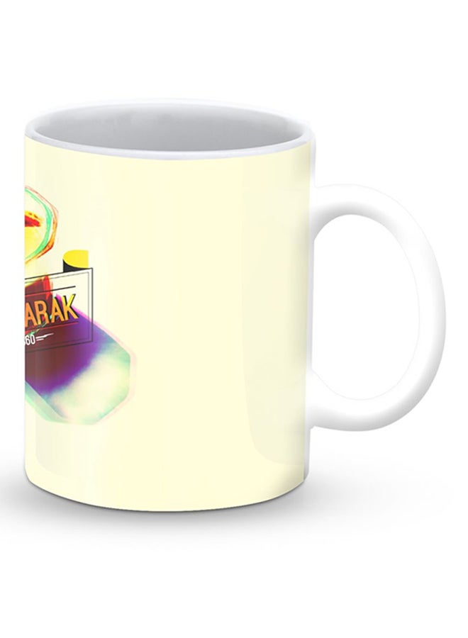 Stylizedd Premium Chai Karak Designer Mug Beige/Yellow/Purple  - Image 2