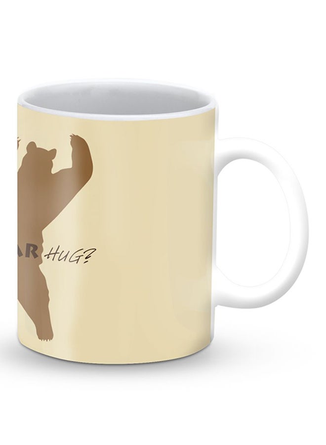 ستايلايزد قدح قهوة فاخر بتصميم عناق الدب ؟ أصفر\بني\أسود - Image 2