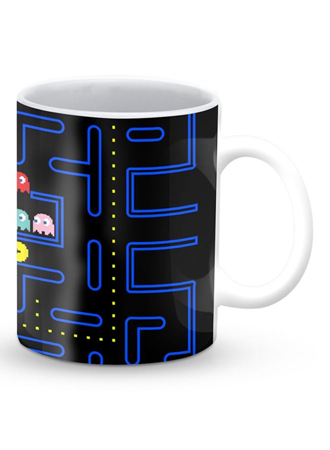 Stylizedd Premium Pacman Designer Mug Red/Blue/Black - Image 2