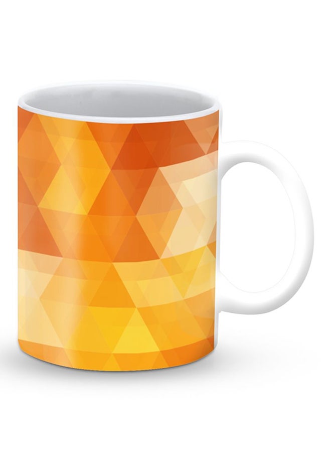Stylizedd Premium Gold Rush Designer Mug Orange/Yellow - Image 2