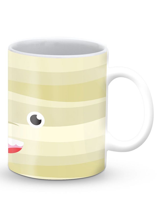 Stylizedd Premium Cute Mummy Designer Mug Beige/White  - Image 2