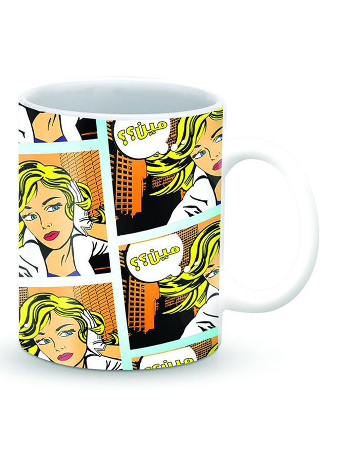 Stylizedd Premium Meen Comic Strip Designer Mug Multicolour - Image 2