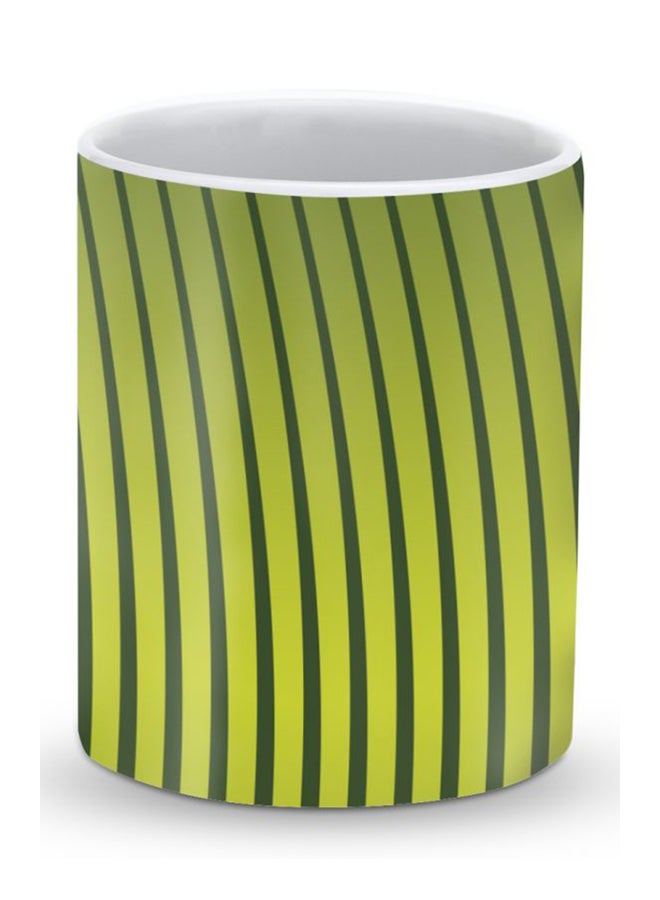 Stylizedd Premium Grassy Blades Designer Mug Green - Image 1