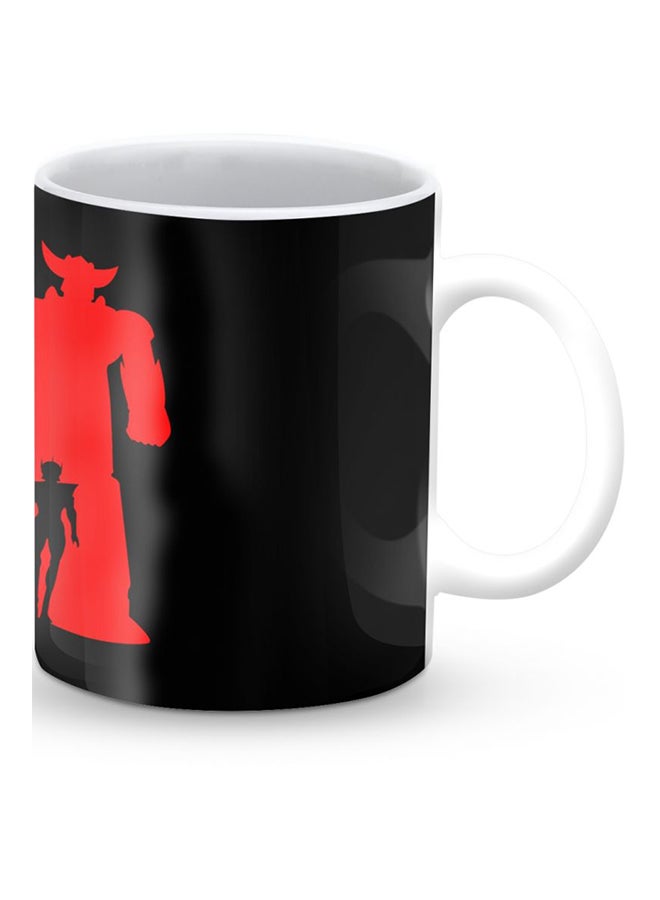 Stylizedd Premium Grendizer Designer Mug Black/Red 325ml - Image 2