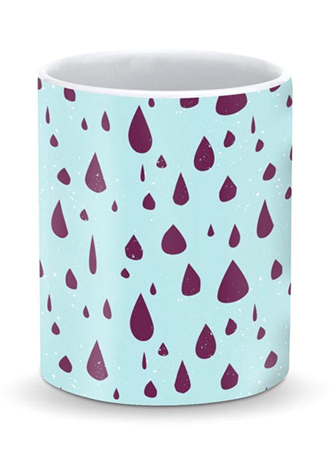 Stylizedd Premium Hard Rain Designer Mug Blue/Purple - Image 1