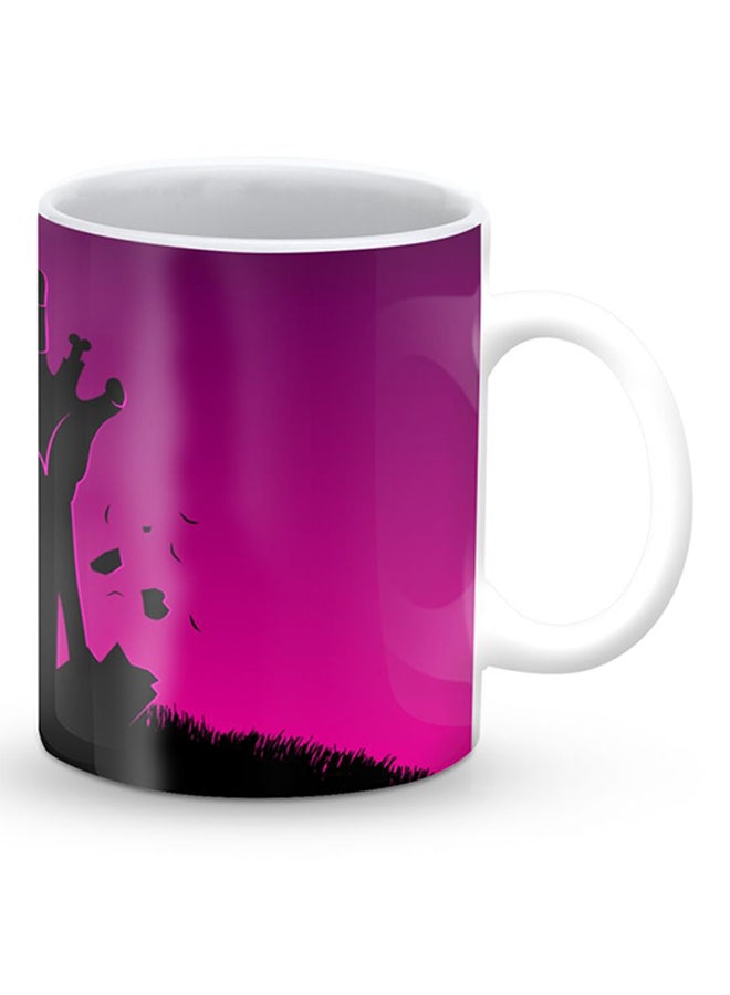 Stylizedd Premium Reach Designer Mug Purple/Black - Image 2