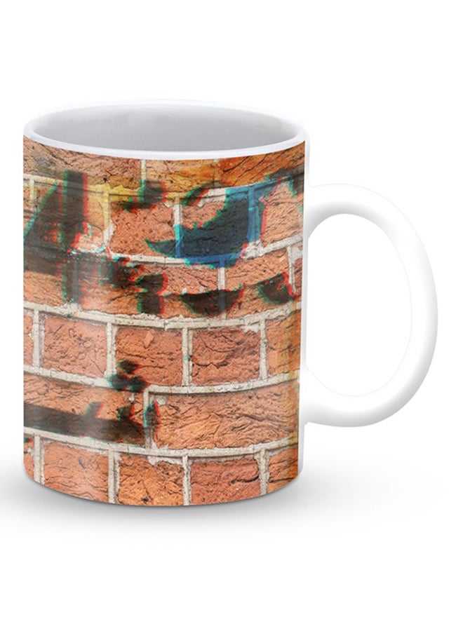 Stylizedd Premium Wall Stencil Designer Mug Beige/Black/Green  - Image 2