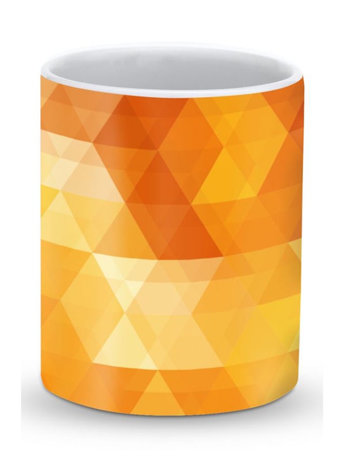 Stylizedd Premium Gold Rush Designer Mug Orange/Yellow - Image 1