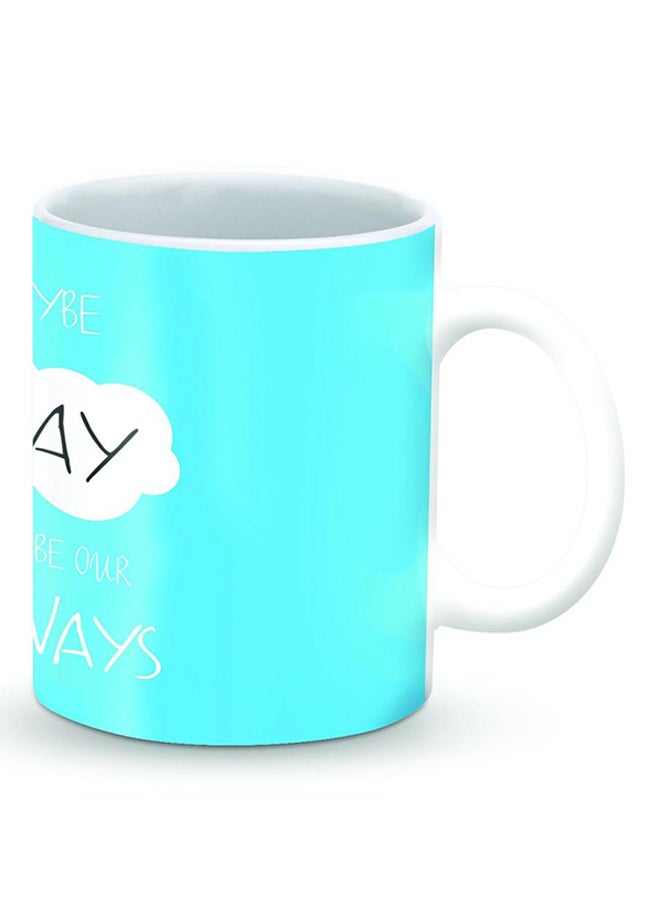 ستايلايزد قدح قهوة فاخر بتصميم ممكن، أوكيه أزرق/ أبيض/أحمر - Image 2