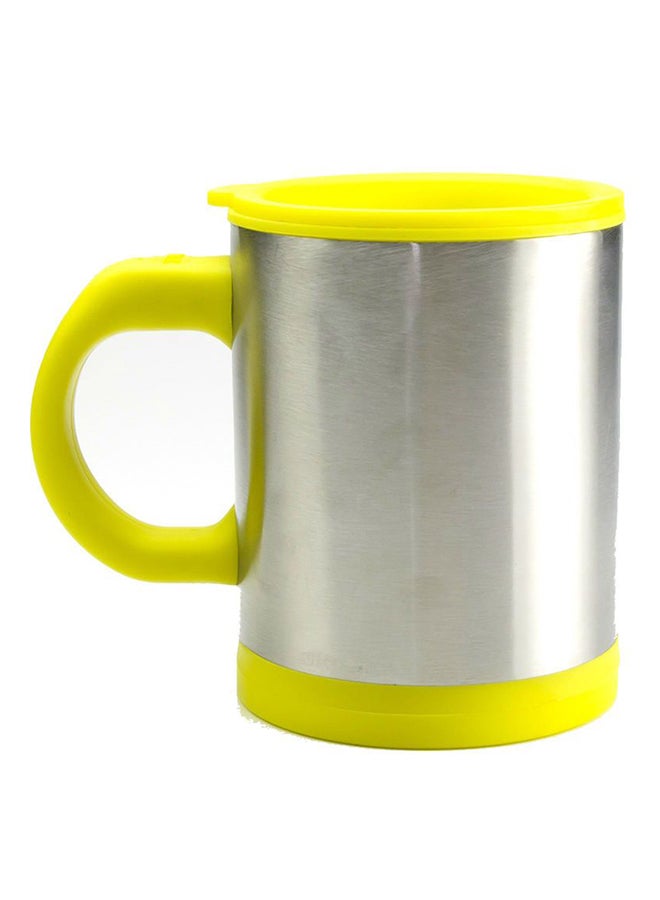 Self Stirring Mug Yellow - Image 5