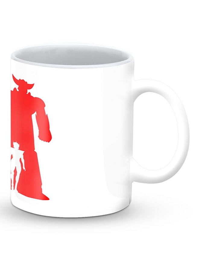 Stylizedd Premium Grendizer Designer Mug White/Red  - Image 2