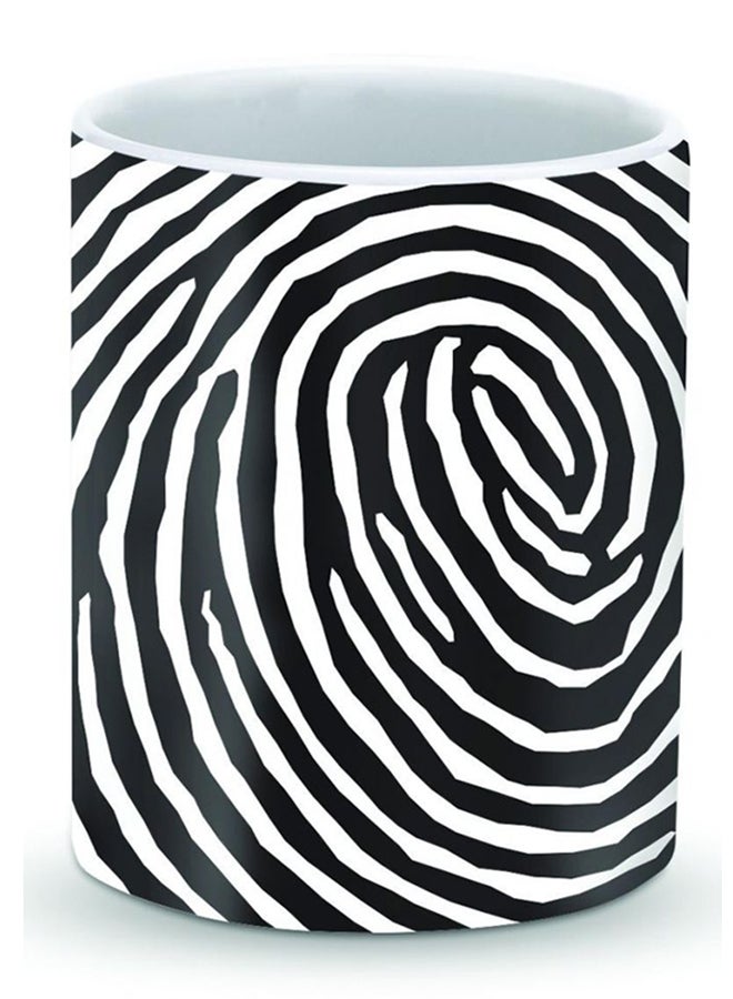 ستايلايزد قدح قهوة فاخر بتصميم بصمات الأصابع متعدد الألوان - Image 1